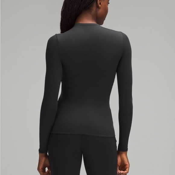 Lululemon Wundermost Ultra-Soft Nulu Crewneck Long-Sleeve, Black, XL - Picture 7 of 8